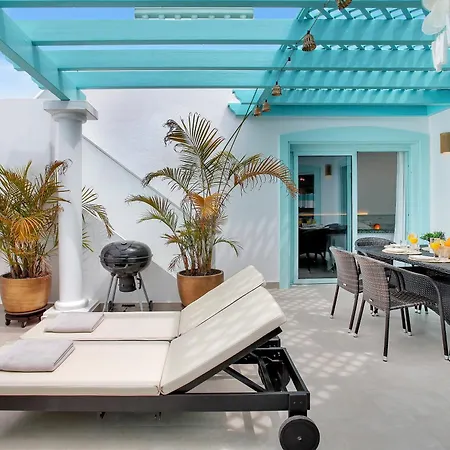 Orange Light With Private Pool Villa Corralejo